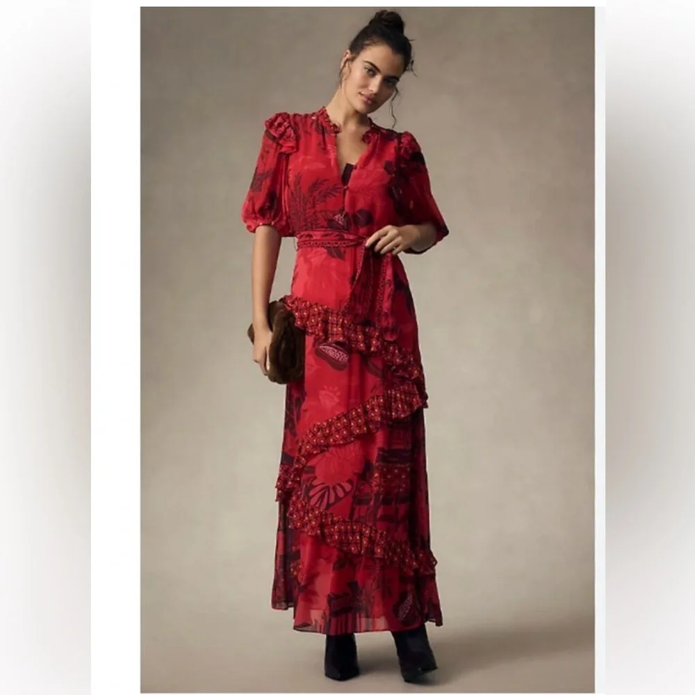 Farm Rio Ruffled Dress - Picture 4 of 12